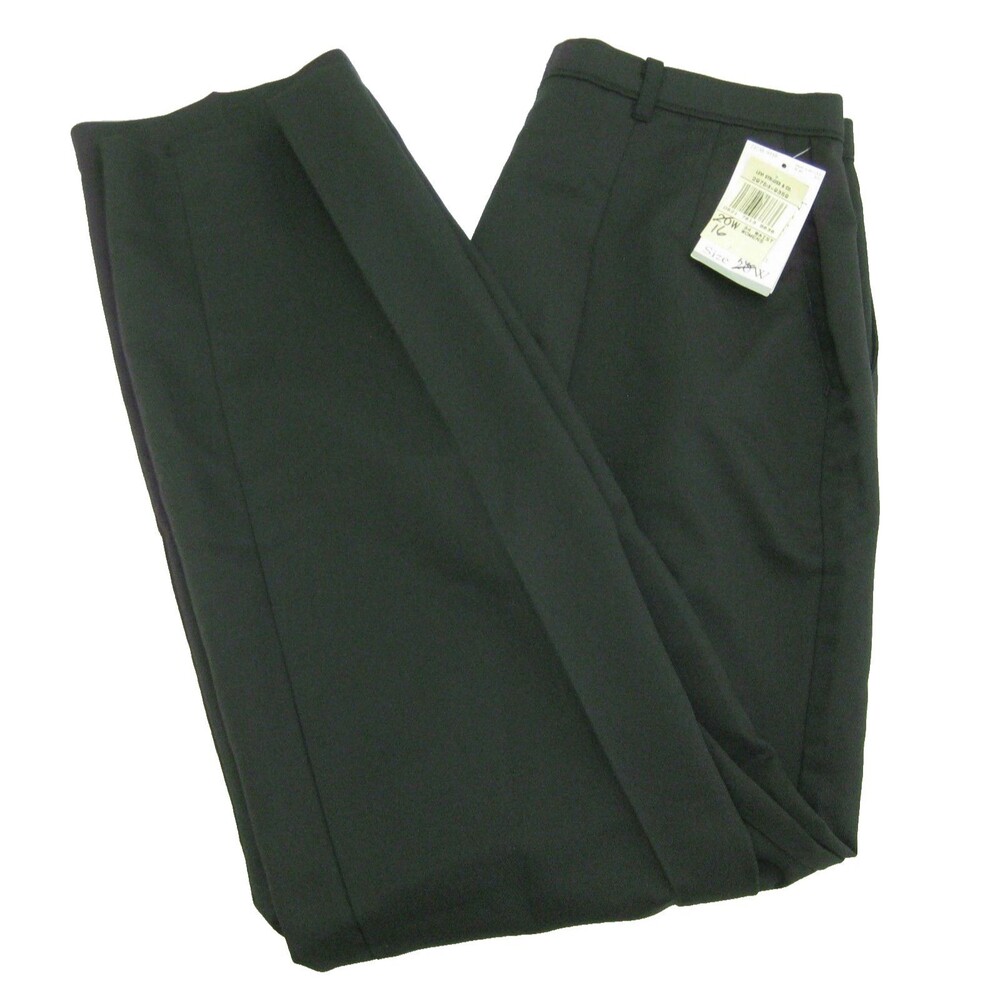 New Levi's Pants Womens Size 16W Black Chino Slacks Pleated Slimming Vintage USA